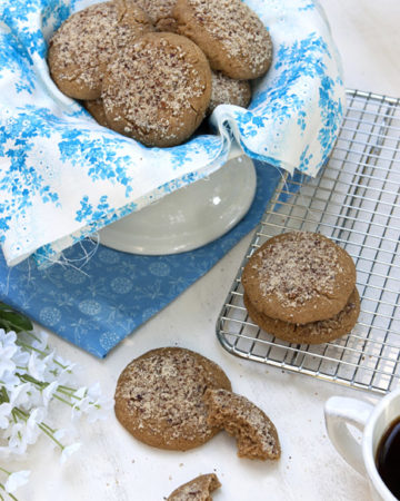 Almond Garbanzo Flour Cookies-gluten free