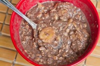 Carob Banana Chia Vegan Overnight Oats IMG_0235