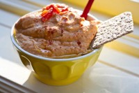 Ultra Creamy Red Pepper Hummus & How To Roast Peppers IMG_1724