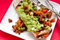 Vegan Enchiladas with Cilantro Avocado Cream Sauce IMG_5378