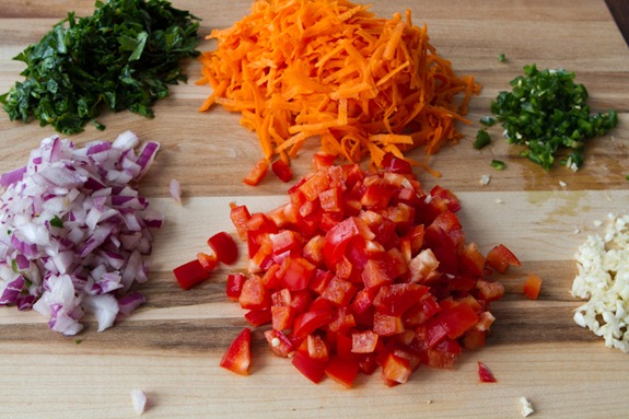 Chopped vegetables using blender Recipe by Augie's Confectionery