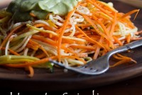 How To Spiralize Vegetables (Without A Spiralizer!) + 2 Veggie “Pasta” Dishes how to spiralize vegetables-4363