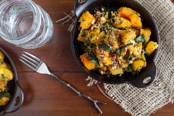roasted butternut squash with almond parmesan-6512