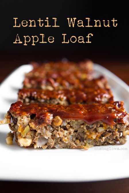 Glazed Lentil Walnut Apple Loaf, Revisited – Oh She Glows