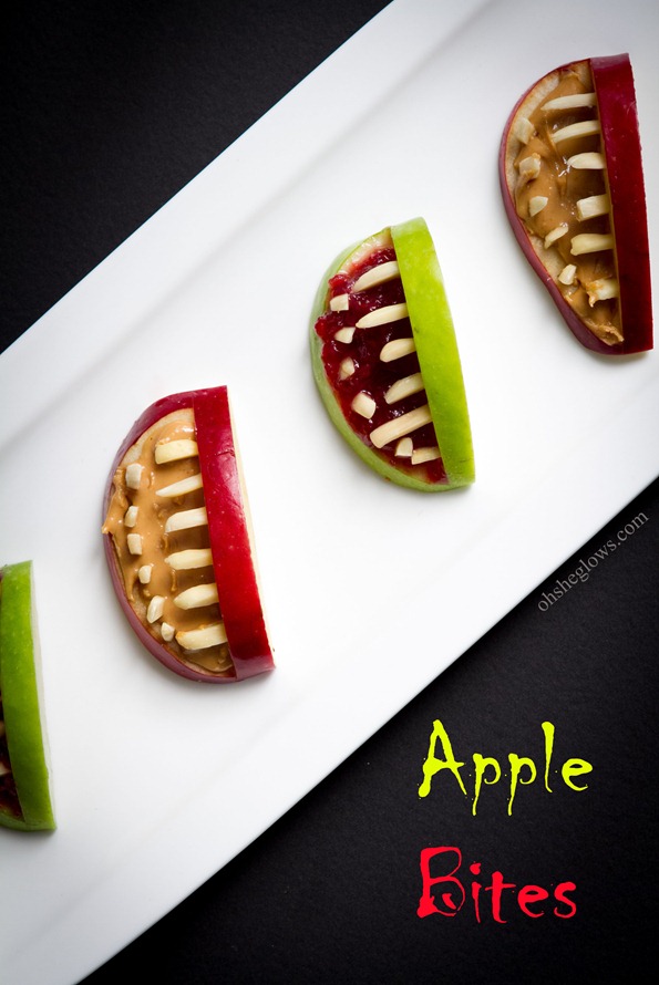 3-Ingredient Halloween Apple Bites