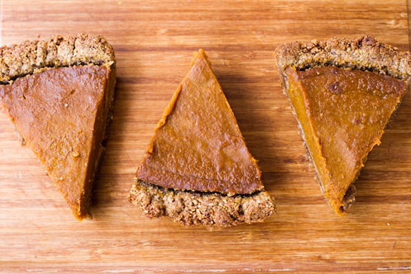 vegan pumpkin pie gluten free-4759