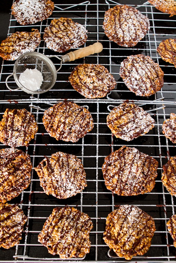 Vegan & Gluten-Free Florentines (almond lace cookies) – Oh She Glows