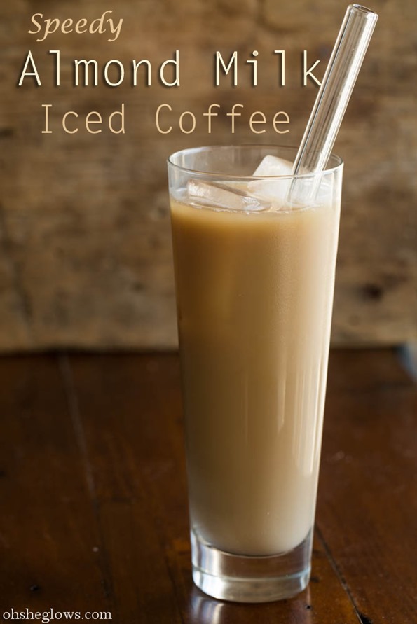 Iced coffee deals with almond milk