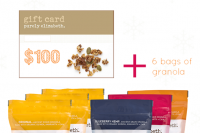 Giveaway: $100 gift card + 6 bags of Purely Elizabeth Granola!