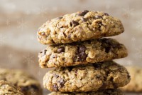 Turtle Oatmeal Cookies with Pecans, Chocolate, and Medjool Dates