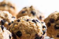 Blissful Blueberry Banana Spelt Muffins (vegan + refined sugar-free)