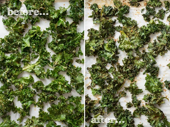 6 Tips For Flawless Kale Chips All Dressed Kale Chips Recipe Oh She Glows