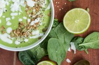 Green Tea Lime Pie Smoothie Bowl