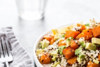 A simple roasted butternut squash salad