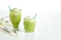 Iced Vanilla Bean Matcha Latte…with a twist!