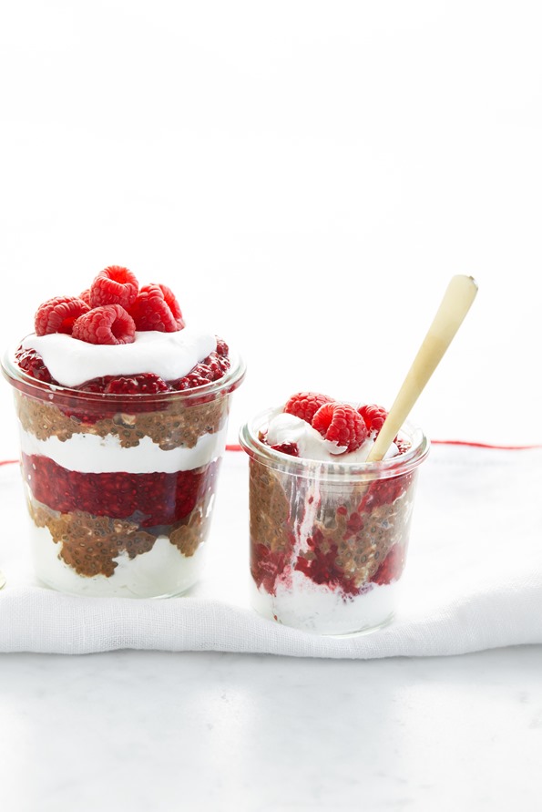 Chocolate Raspberry Dreams Breakfast Parfait – Oh She Glows