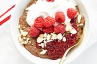 Chocolate Raspberry Dreams Breakfast Parfait