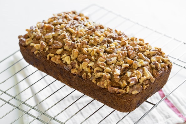 Vegan Banana Bread on Drying Rack