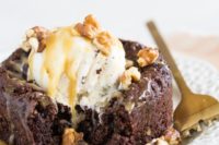 Ultimate flourless brownies for two + Cookbook news!