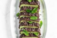 Vegan Peppermint Patty Slice