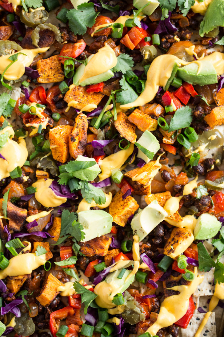 Vegan Nachos Closeup