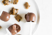 Mini Cookie Dough Fudge Pops