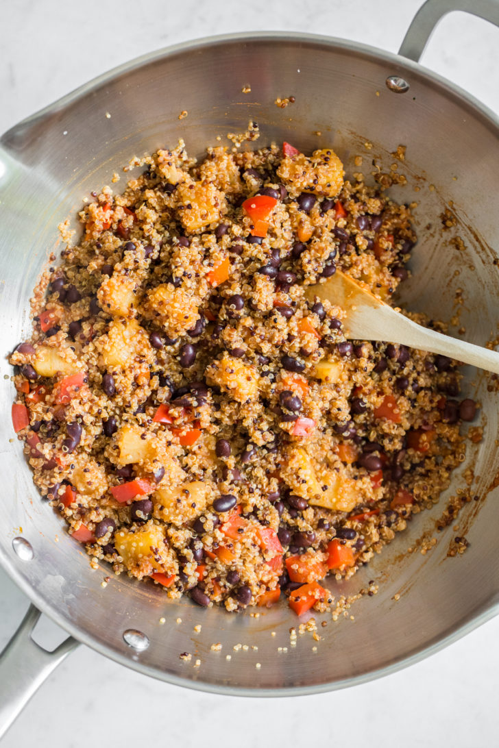 One Pot Quinoa and Black Bean Wraps – Oh She Glows