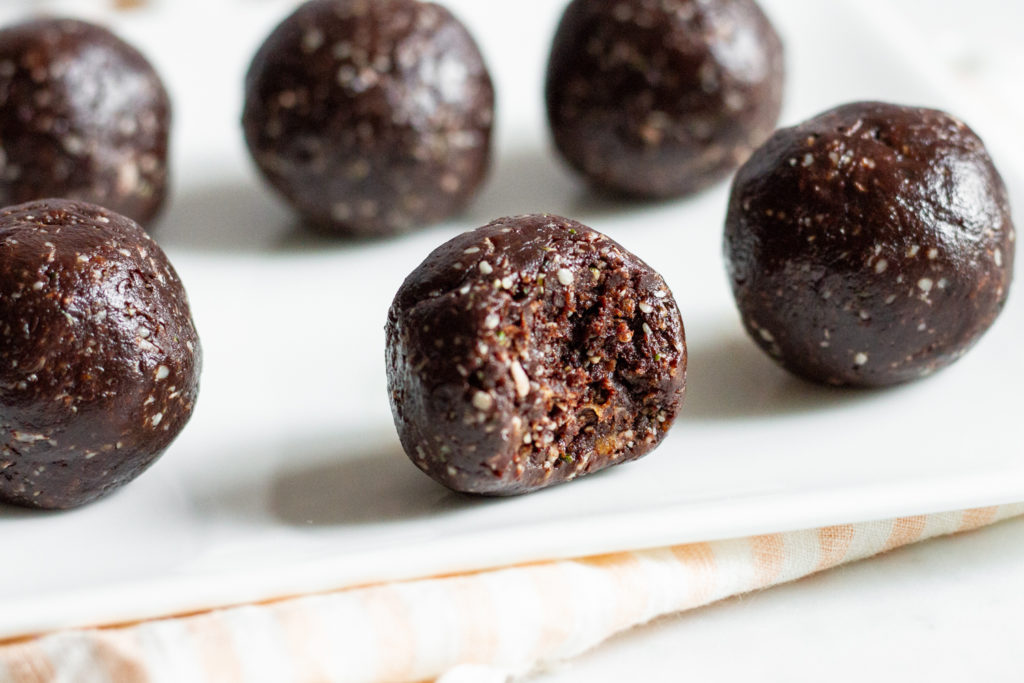 Easy Chocolate Hemp Protein Balls | Cook & Hook
