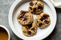Grain-free, Nut-free Vegan Chocolate Chunk Cookies