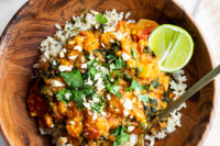 Instant Pot Cauliflower and Butternut Thai Curry