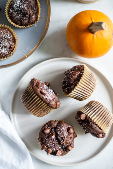 One Bowl Pumpkin Chocolate Muffins (Vegan + Gluten-free) – Oh She Glows