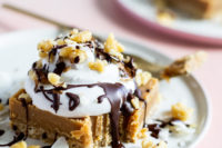 Vegan Salted Peanut Butter Crunch Torte + 10 Years!