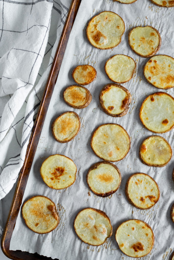 Game Night Crispy Potato Bruschetta | Cook & Hook