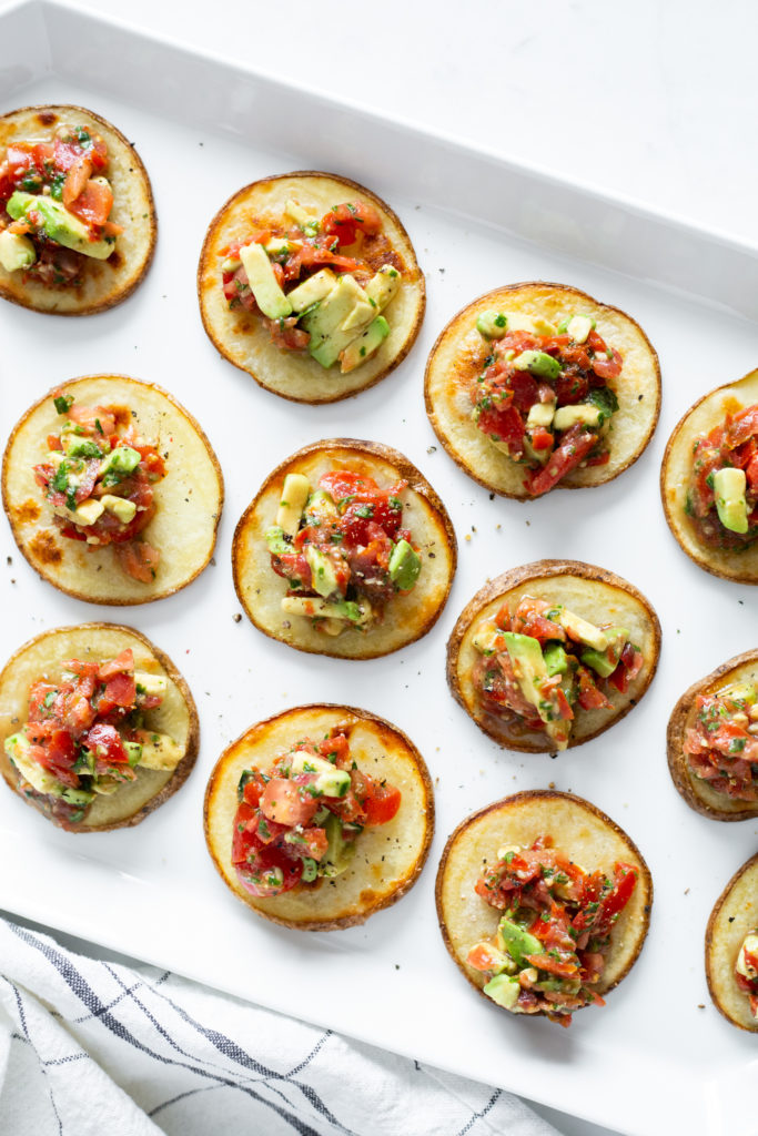 Game Night Crispy Potato Bruschetta | Cook & Hook