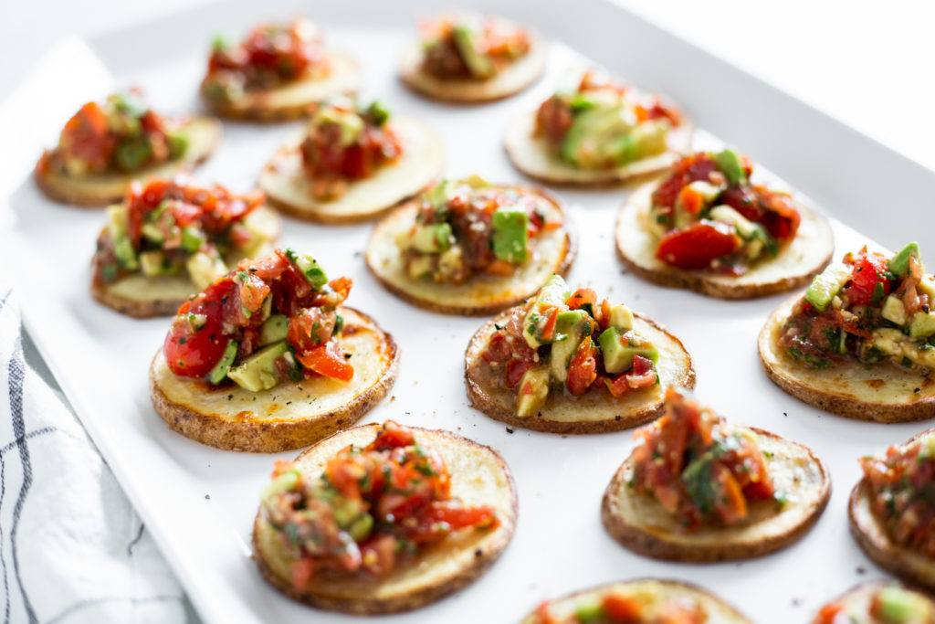 Game Night Crispy Potato Bruschetta | Cook & Hook