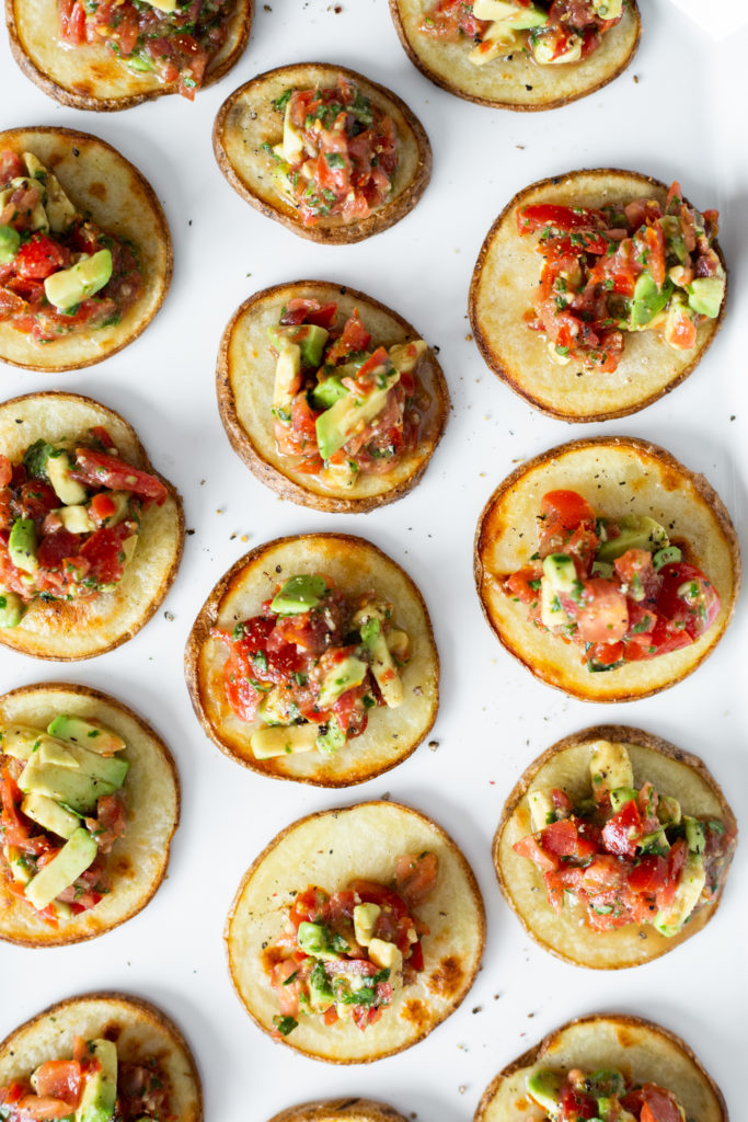 Game Night Crispy Potato Bruschetta | Cook & Hook