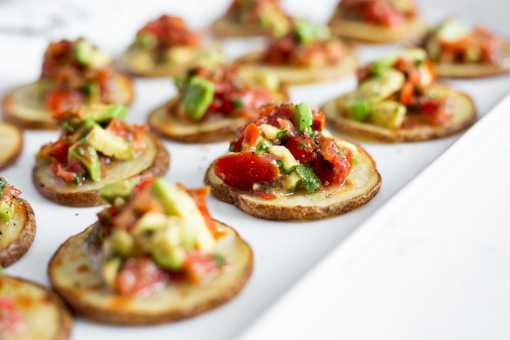 Game Night Crispy Potato Bruschetta | Cook & Hook