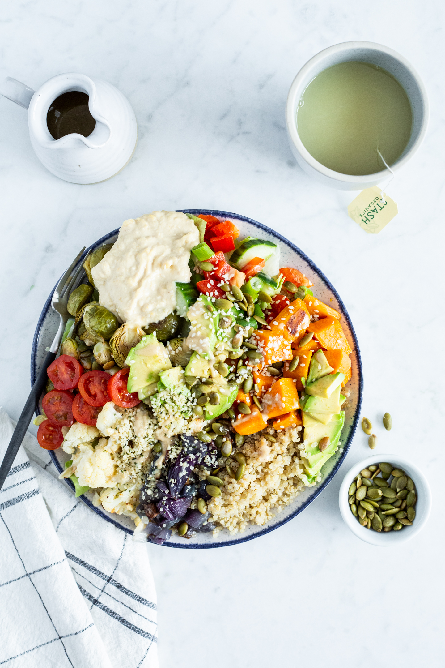 Lunch Meal Prep Greek Salad Bowl Recipe - Rainbow Delicious